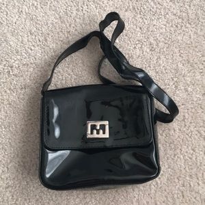Glossy black bag